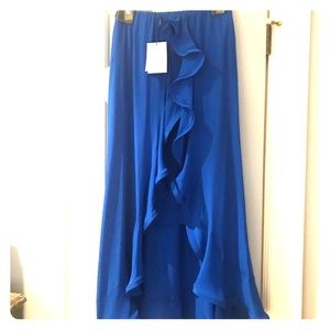 Alexis Strapless Ruffle Cocktail Dress